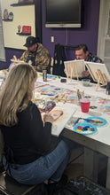 06/01/2024 Sat (6PM) Couples Canvas Portrait Painting Workshop and Dinner(Southern Pines)