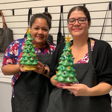 10/21/2023 Saturday (1-4pm) Ceramic Vintage Style Christmas Tree Workshop (Southern Pines)