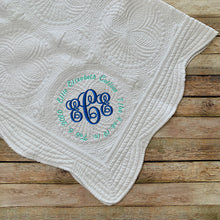 Personalized Quilted Baby Blanket