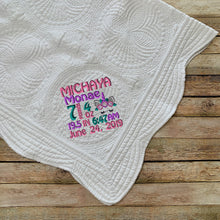 Personalized Quilted Baby Blanket
